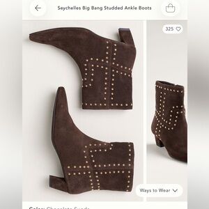 Seychelles big bang Studded Ankle Boots